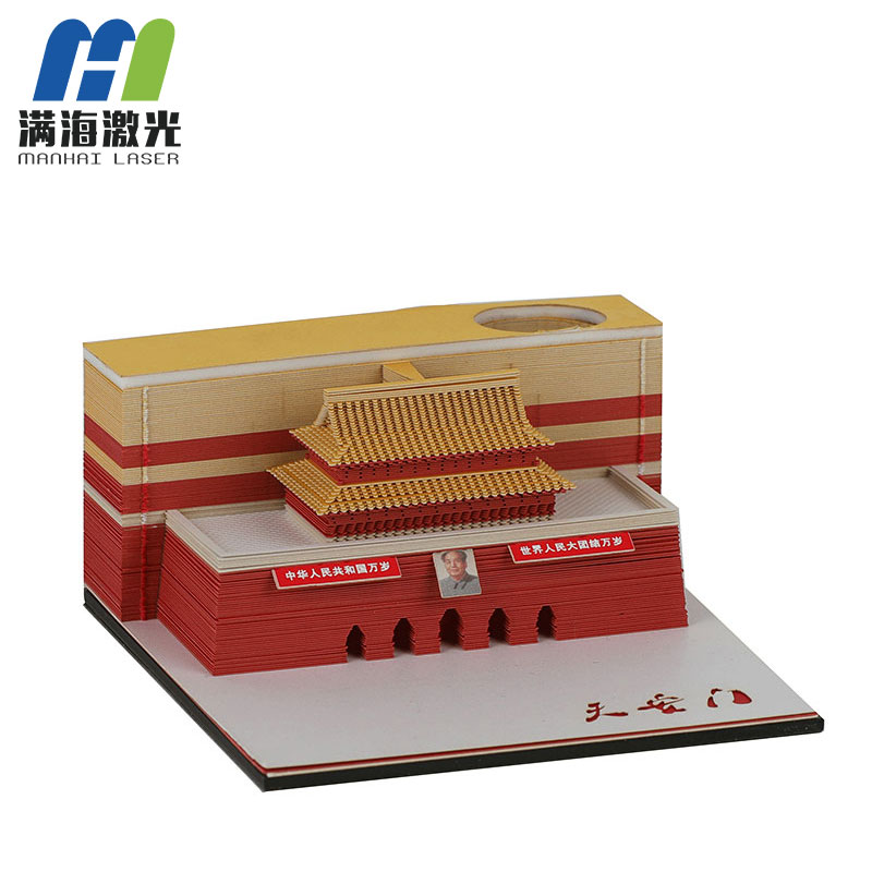 抖音同款網(wǎng)紅立體建筑模型便簽定制